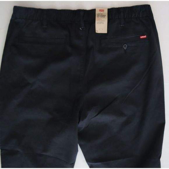 Levi's A10410003 Men's Sz XL Black XX Chino EZ Taper Stretch Pants $70 - Picture 4 of 8